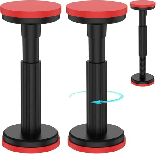 Barre de support télescopique, support réglable, système de support encastrable, tige de support d'armoire, supporte jusqu'à 200 kg, support de levage d'armoire de 18 à 45 cm pour armoire, canapé