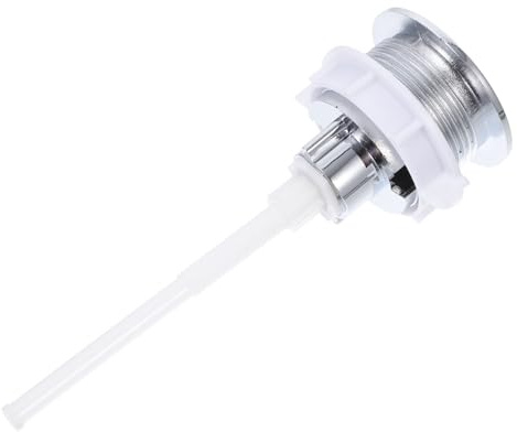 ORFOFE Botón De Inodoro Redondo Para Tanque De Descarga, Accesorio Reemplazo, Montaje 38mm, Fácil Instalación y Limpieza, Compatible Cisternas Estándar