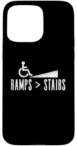 Rampes > Escaliers - Handicap en Fauteuil Roulant Coque pour iPhone 15 Pro Max