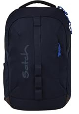 Satch Con:Next Schulrucksack Urban Dark Blue - Blau | Ergonomisch, wasserdicht und leicht mit Laptopfach und Heftebox für eine komfortable und organisierte Nutzung