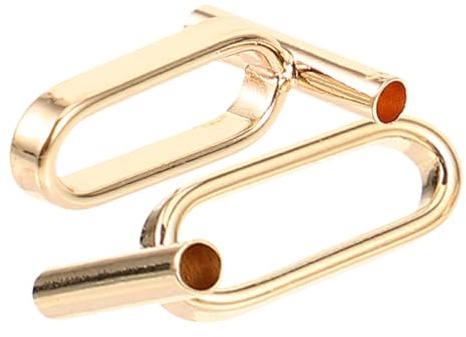 OSALADI Brooch Converter Pin to Pendant Adapters 2pcs Light Gold Mini Jewelry Enhancer Converters for DIY Necklace Crafting and Brooch Accessories