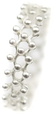 Filigraner Silber-Ring ausgefallene Goldschmiede-Ringe Verlobungsring Echt-Schmuck