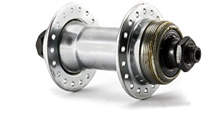 Fahrrad Vorderrad Nabe 36 Loch Stahl chrom Disc Gewinde für Scheibenbremse 100mm