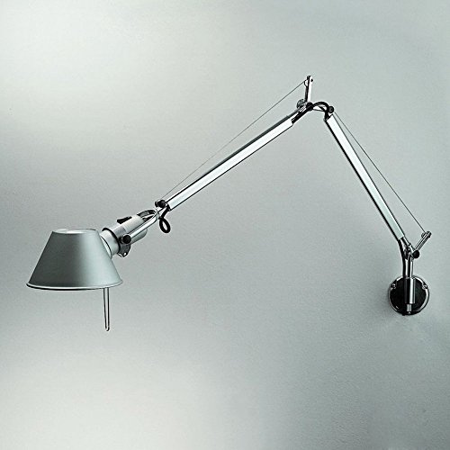 Lampade da parete a braccio lungo regolabili, LED interruttore a fascia in alluminio lampada a sospensione applique da parete moderna camera da letto studio lettura pieghevole riparo della parete