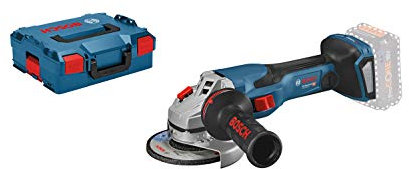 Bosch Professional 18V System BITURBO Winkelschleifer GWS 18V-15 C (inkl. Aufnahmeflansch, Schutzhaube, Zusatzhandgriff, Schnellspannmutter, L-BOXX, ohne Akku/ Ladegerät)