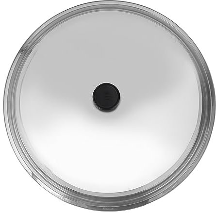 Angoily Universal Topfdeckel Kochtopf Deckel Anti- Scold Pot Cover Wok Deckel TEPPANYAKI Teller Protector Pfanne Kochgeschirr Deckel Für Küche Kochen Restaurant Supplies Zuf?lliger Glasdeckel
