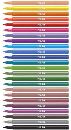 MILAN 06F24 Filzstifte, 24 Stück