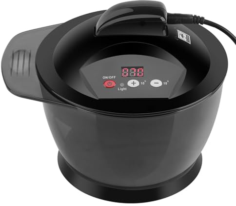 Comair Farbmischer,Farbmixer Friseur,Haarfarbe,Er,Elektrischer Farbmischer Für Friseursalon,Haarfarbenmischer,Friseurmischer Usb Wiederaufladbare Lcd-Zeitanzeige Elektrische Haarcreme Automatischer Mi
