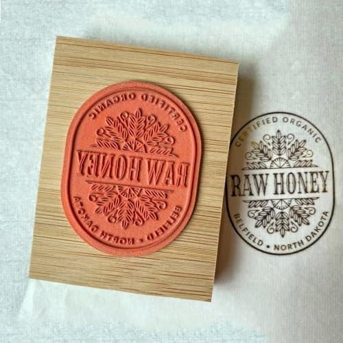 Sello Personalizado Con El Logotipo De La Empresa - Sello Personalizado Para Bolsas De Papel - Sello Con El Nombre De La Empresa Y El Monograma De La Boda - Sello Pequeño Y Grande Para Empresas