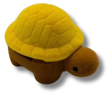 OVUNQUE PROTEGGIMI Mini Presepe con Cofanetto in Velluto, Presepe con Sacra Famiglia in Metallo, Presepi Artigianali, Idee Regalo Natalizie, Decorazioni Natalizie Made in Italy (Tartaruga)