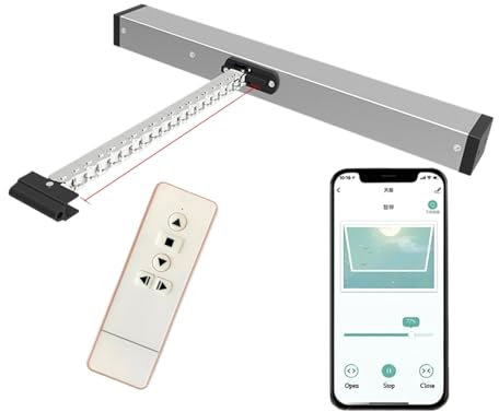 Apriporta Apri finestra intelligente Assistente Alexa Controllo vocale Imposta limitazione di apertura Lucernario elettrico Pusher Automazione a villa Motore durevole(Kit4)