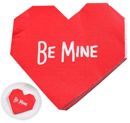 Carta velina per San , tovaglioli per feste, fazzoletti per cosmetici, 20 tovaglioli per ospiti a 2 strati, in carta velina a forma di cuore, per accessori da matrimonio, San