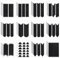 36 hojas de plantillas de manicura francesa, plantillas de uñas, autoadhesivas, sellos de uñas, guías francesas, para decoración de manicura, herramientas de bricolaje, 12 modelos