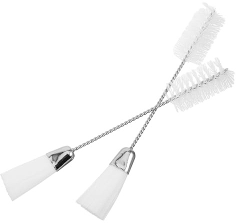 Toyvian 2pezzi Spazzola Per Pulizia Del Sassofono Flauto Setole Morbide in Nylon Resistente Design Manico Per Raggiungere Facilmente Tutte Le Aree Per Manutenzione Pulizia Degli Strumenti
