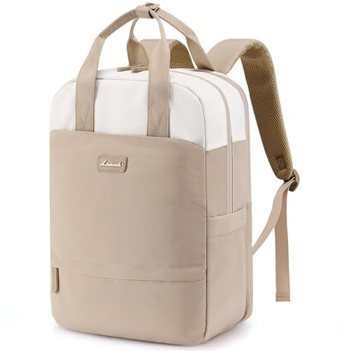 LOVEVOOK Mochila para mujer de 15,6 pulgadas, mochila escolar para adolescentes, mochila escolar para niñas, elegante, mochila de viaje, mochila de día, impermeable, bolsa de trabajo, mochila para