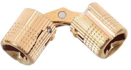 Charnière Discrète en Cuivre Vintage pour Boîte en Bois et Meuble