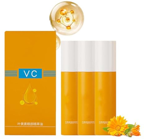 VC - Siero per occhi antirughe con luteina, siero per gli occhi alla luteina, olio essenza per occhi di luteina, sfera roller, idratante e idratante, migliora le occhiaie (3 pezzi)