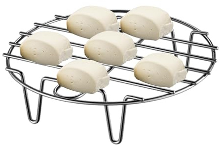Rostfritt Stål Ångkokningsställ Non-stick värmetåligt diskmaskinssäkert