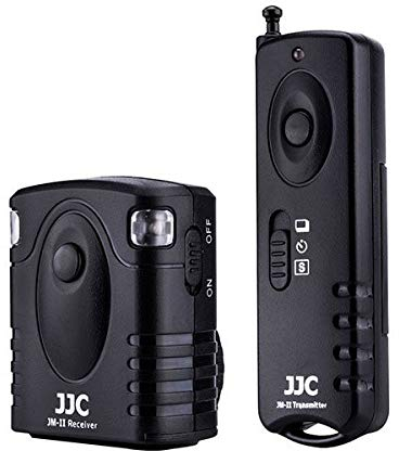 JJC Telecomando Wireless Remote Controller per Nikon Z5II Z50II, Fujifilm X-T200 X-S10 X-S20 X-E4, Pentax K-70 KP (30meters, 433 MHz) Compatibile con Nikon MC-DC3, Pentax CS-310