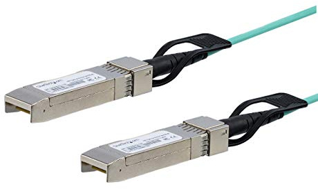 StarTech Cavo SFP+ AOC Attivo 10G, Compatibile Cisco, 5m (SFP10GAOC5M) | Cavo in Fibra Ottica Attiva, Immune alle Interferenze EMI