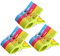 Vicloon Mollette Grandi Plastica, 12 Pezzi Bucato Clip per Telo da Spiaggia, Antivento Lavanderia Pioli per Trapunta, Asciugamani, Coperta, Lenzuola, Vestiti, 12cm