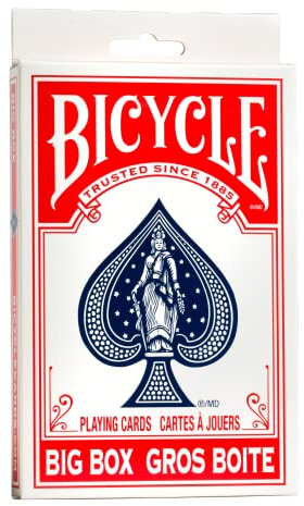 Bicycle Big Box Playing Cards - Red