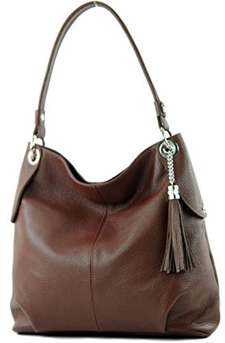 modamoda de - T185 - Sac à bandoulière en cuir pour dames