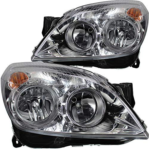 Halogen Scheinwerfer Set Satz Astra H Bj. 04-10 H7+H1+Motor klar chrom