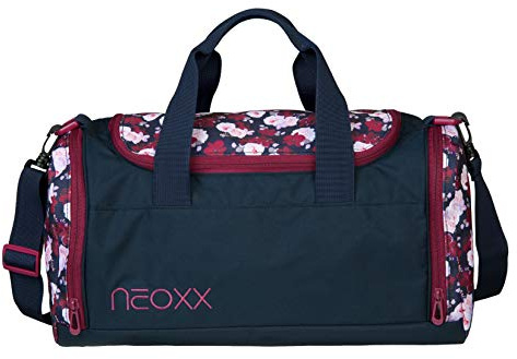 neoxx Champ Sporttasche Pixel in My Mind - Tasche aus recycelten PET-Flaschen, Trainingstasche für Mädchen und Jungen, Reisetasche für Sport und Schule