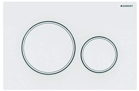 Geberit Sigma20 115.882.11.1 Spülplatte 2 Stückzahl Weiß Matt 115882111