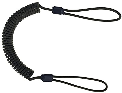 EdcX Paracord Tactical Lanyard, Spiral-Kabel, elastischer Schlüssel-Anhänger aus Paracord