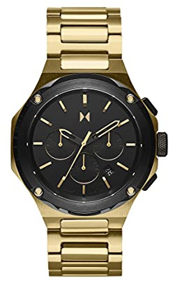 MVMT Chronograph Quarz Uhr für Herren mit Gelbgoldfarbenes Edelstahlarmband - 28000150-D