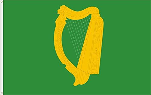 LEINSTER FLAGGE IRLAND HOCHWERTIG SEIDENSATIN QUALITÄT GRÖßE VON 150X90 CM