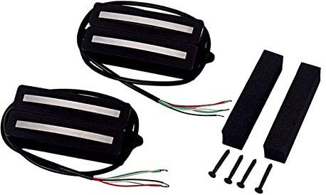 ZENGXUE Hot Rails Double Coil Humbucker Pickup Für E-Gitarren Teile Zubehör Humbucker Tonabnehmer Set