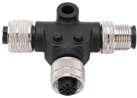T-Stecker, T-Stecker für NMEA 2000 M12-Gewinde 5-polig IP67 Wasserdicht für Lowrance-Netzwerke