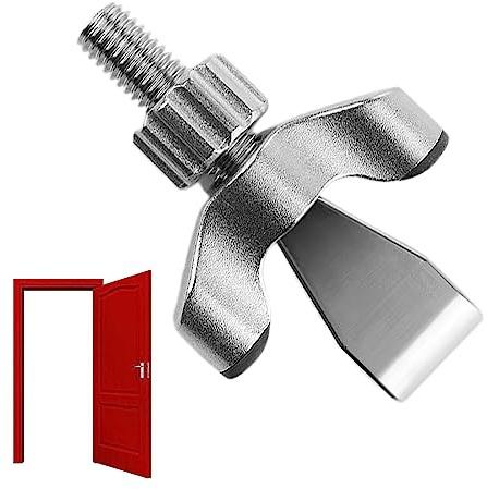 Serrure supplémentaire pour appartement - Butées de sécurité pour éviter les entrées non autorisées, Butées de sécurité en acier inoxydable avec serrure de voyage