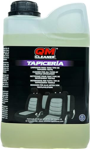 QM Cleaner Detergente professionale per sedili auto, neutralizzatore di odori per tappeti auto, tappezzeria, rivestimenti, moquette, alcantara (2 litri)