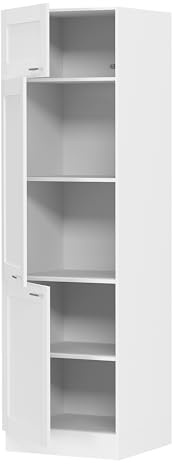 Küchenschrank | Maße ca. H. 207 x B. 60 x T. 57 cm | Hochschrank im Landhaus Stil | Küchenmöbel - Colura