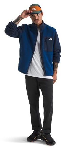 THE NORTH FACE Giacca da Uomo in Pile Yumiori Arancione Codice NF0A883REOD