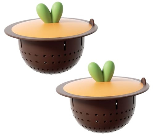 jojofuny 2pcs Sink Strainers Mesh Sink Drain Strainer for Kitchen Basket to Catch Hair and Debris in Washbasin