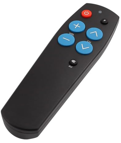 Namvo Universell fjärrkontroll enkel TV-fjärrkontroll för äldre läder fjärrkontroll för TV STB DVD BOX DVB