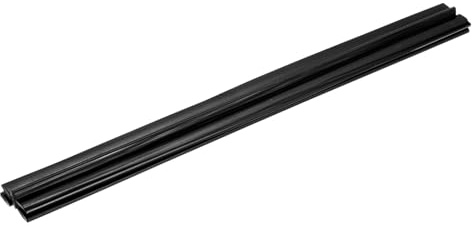 sourcing map 5 aste di saldatura in plastica nera da 9,5 mm x 250 mm, nastro piatto in HDPE, striscia di saldatura in plastica per riparazione di serbatoi d'acqua, carrelli elevatori, pallet, bidoni