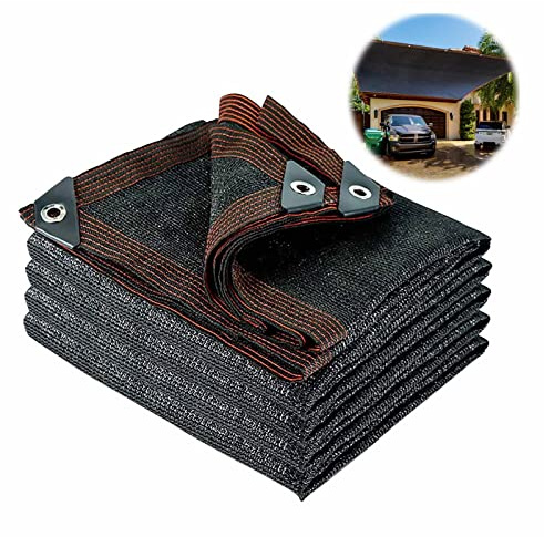 Telo ombreggiante per esterni, 2 m x 10 m, protezione dai raggi UV, copertura per pergola, tettoia da giardino, ombrellone per patio, 85% protezione solare, rete parasole per giardino e terrazza