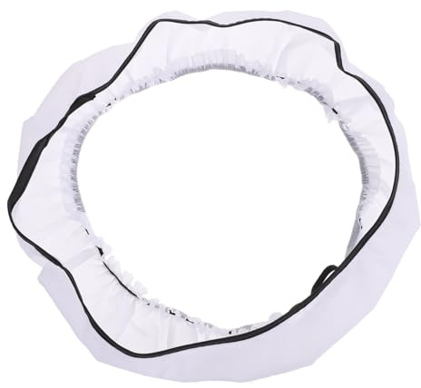 HOMSFOU Faltbarer Ringlichtdiffusor und Leichtem Design aus Nylon Weißer Blitzdiffusor mit Stabiler Farbtemperatur für Video und Porträtbeleuchtung für Kamerazubehör