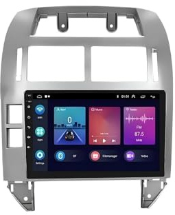 Tablet per auto Autoradio 9 CarPlay Android Radio per VW per Polo 4 2004-2009 Multimedia GPS FM(6G+128G 2.0GHZ)