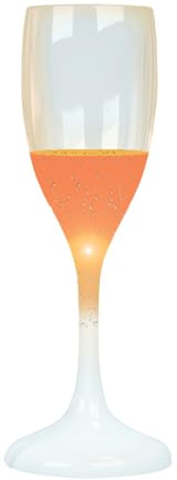 Tasses lumineuses | Verres à champagne colorés de 120 ml, flûtes à champagne polyvalentes, verres à activation liquide, verres phosphorescents pour anniversaire, Noël