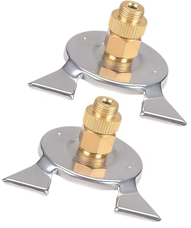 Leichter Tank-Adapter-Konverter mit Edelstahl-Anschluss und Aufbewahrungstaschen, Camping-Kochgeschirr-Anschluss, tragbarer Herd-Adapter