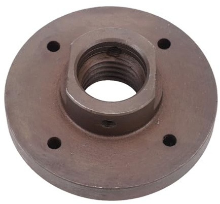 lyrlody 3 Inch Steel Wood Lathe Faceplate, Durable Steel Replacement Face Plate for 1018 1218 Lathes, 4 Screw Mounting Holes for Small Bowl Turning