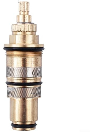 Cartucho de válvula termostática fabricado con cobre para un control estable de temperatura entre 20 y 90 grados en sistemas de grifo mezclador (A)