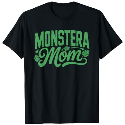 Monstera Mom Indoor Urban Jungle Houseplant Identity Plant T-Shirt
